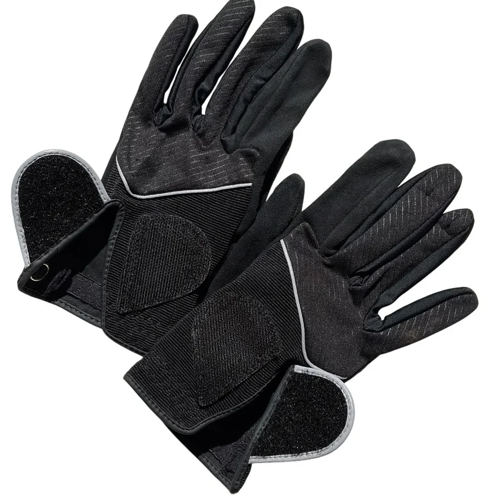 FootJoy Women's Size S RainGrip Golf Gloves Black Wet Weather Pair